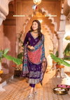 Af Dastoor Vol 4 Crepe Jacquard Kurti With Bottom Dupatta Catalog
